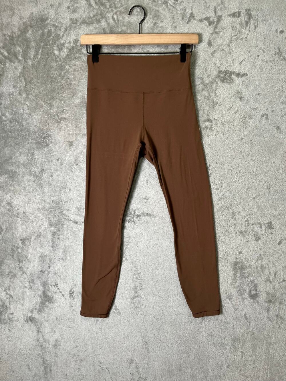 Vuori AllTheFeels Leggings Brown Women's High Rise Soft Performance Activewear S